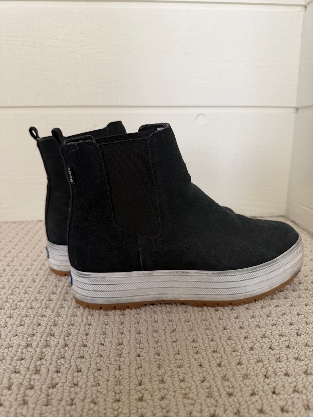 Keds Black Canvas Slip-On Sneaker